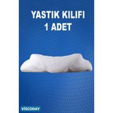 Viscoday Yastık Kılıfı Boyun Destekli Ortopedik Visco Yastık Kılıfı 1 Adet Cloud Confort - 35 x 60 - Ekru