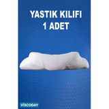 Viscoday Yastık Kılıfı Boyun Destekli Ortopedik Visco Yastık Kılıfı 1 Adet Cloud Confort 60X35 11/7Cm