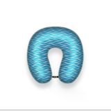 Viscofly Visco Ortopedik Seyahat Yastığı - Boyun Yastığı - 30 X 30 X 10 Cm - Pool Desen
