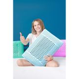 Viscofoam Air Terapi Hava Kanallı Ortopedik Yastık Visco Yastık Mavi 60x40x16cm