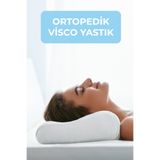 Viscofoam Boyun Destekli Ortopedik Visco Yastık Yastığı