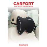 Viscofoam Carfort Araba Ortopedik Boyun Yastığı Oto Boyun Yastığı Visco Araç Boyun Yastığı Siyah - Ergo Travel