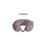 Viscofoam Colorful Ortopedik Seyahat Yastığı Visco Boyun Destekli Seyahat Yastığı - Flamingo | Ergo Travel