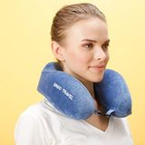 Viscofoam Comfy Ortopedik Seyahat Yastığı Visco Boyun Destekli Seyahat Yastığı - Mavi | Ergo Travel