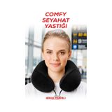 Viscofoam Comfy Ortopedik Seyahat Yastığı Visco Boyun Destekli Seyahat Yastığı - Siyah | Ergo Travel dummy-205358418-429