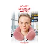 Viscofoam Comfy Ortopedik Seyahat Yastığı Visco Boyun Destekli Seyahat Yastığı - Somon | Ergo Travel somon