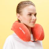 Viscofoam Comfy Ortopedik Seyahat Yastığı Visco Boyun Destekli Seyahat Yastığı - Somon | Ergo Travel