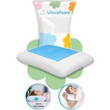 Viscofoam Comfy Terletmeyen Ortopedik Yastık Serinleten Visco Yastık Jelli Yastık 55x35x12cm - 55 x 35 cm