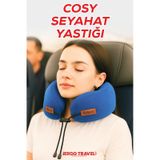 Viscofoam Cosy Ortopedik Seyahat Yastığı Visco Boyun Destekli Seyahat Yastığı - Mavi | Ergo Travel dummy-205359811-429