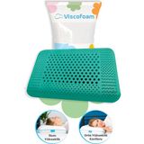 Viscofoam Lüks Hava Kanallı Ortopedik Yastık Visco Yastık 60x40x11cm - Yeşil - 40 x 60 cm