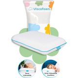 Viscofoam Lüks Ortopedik Yastık 60x40x11cm Beyaz Renkli Visco Dolgulu Orta Sertlik Özellikli - 60 x 40 cm