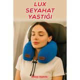 Viscofoam Lux Ortopedik Seyahat Yastığı Visco Boyun Destekli Seyahat Yastığı - Mavi| Ergo Travel