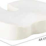 Viscofoam Ortopedik Oturma Minderi Hemeroid Kuyruk Sokumu Coccyx Oturma Minderi Visco Minder Gri