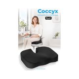 Viscofoam Ortopedik Oturma Minderi Hemeroid Kuyruk Sokumu Coccyx Oturma Minderi Visco Minder Siyah siyah