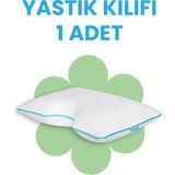 Viscofoam Shoulder Yastık Kılıfı - Beyaz - 58*39*12cm