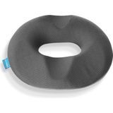 Viscofoam Ultralüks Ortopedik Oturma Simidi Kuyruk Sokumu Yastığı Visco Oturma Simidi - Gri - 44 x 40 cm