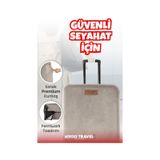 Viscofoam Valiz Bavul Koruma Kılıfı Kadife Kılıf - Gri | Ergo Travel