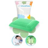 Viscofoam Viscofoam Aroma Terapi Hava Kanallı Ortopedik Yastık Visco Yastık Nane 60x40x16cm