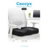 Viscofoam Viscofoam Ortopedik Oturma Minderi Hemeroid Kuyruk Sokumu Coccyx Oturma Minderi Visco Minder Siyah