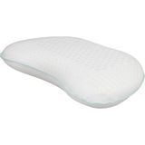 Viscofoam Yarım Ay Boyun Destekli Ortopedik Yastık Visco Yastık 60x40x12.5cm - 60 x 40 cm - Beyaz