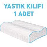 Viscofoam Yastık Kılıfı 55x35x12-11cm - Beyaz - 55 x 35 x 12