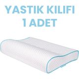 Viscofoam Yastık Kılıfı 57x37x10-7cm - Beyaz - 57 x 37 x 10-7