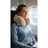 VİSCOHAPPY Ortopedik Profesyonel %100 Visco Seyahat Yastığı Ergonomik ( Bej ) Bm62800025