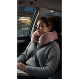 VİSCOHAPPY Ortopedik Profesyonel %100 Visco Seyahat Yastığı Ergonomik ( Pudra Pembe ) Bm62800026