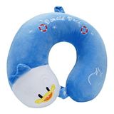 VİSCOHAPPY Viscohappy Çocuk Visco Seyahat Boyun Yastığı - Ortopedik Hafızalı Sünger Eğlenceli Hayvan Figürlü Uyku Arkadaşı - 32 x 28 cm - Mavi