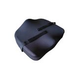 Viscoli Visco Li Yastık Ortopedik Oturma Simidi Minderi Lastikli Bel Yastığı - 10 x 43 cm - Siyah