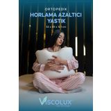 Viscolux Horlama Azaltıcı Yastık - Horlama Önleyici Ortopedik Visco Yastık Yeşil 55x40x12/10