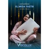 Viscolux XL Mega Boy Ortopedik Yastık - Boyun Destekli Visco Yastık 60x40x11/8
