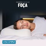 Viscomavi Foça Ortopedik Visco Yastık Ergonomik Hafızalı Visco Yastık - 38 x 60 cm - Beyaz