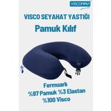 viscomavi Visco Seyahat Yastığı (ortopedik Visco Seyahat Yastığı Boyun Yastığı Visco Yastık Boyunluk