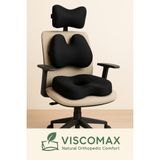 Viscomax Ergonomik Ofis Sandalye Minderi Seti | Bel, Boyun ve Oturma Desteği 3'lü Set