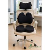 VİSCOMAX Ergonomik Ofis Sandalye ve Araba Minderi Seti | Bel, Boyun ve Oturma Desteği 3'lü Set