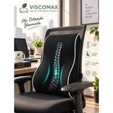 Viscomax Ortopedik Bel Destek Minderi – Nefes Alabilen Kumaşlı Ergonomik Sırt Minderi