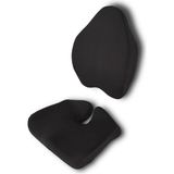 Viscomfort Ergonomik Oturma Minderi & Ortopedik Visco Bel Yastık Seti - 46 x 40 cm - Siyah