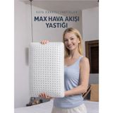 Viscomina Hava Kanallı Ortopedik Visco Yastık – Nefes Alabilir, Çift Taraflı Kullanım 60X40 - Standart - Renkli