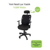 Viscomina Ortopedik Bel Minderi Visco Sırt Minderi Ofis,ev,araç Bel Destek Minderi Siyah Renk