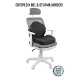 Viscomina ORTOPEDİK BEL VE OTURMA YASTIĞI,5D TASARIM %100 VİSCO ÇOK AMACLI MİNDER ARAÇ BEL MİNDERİ