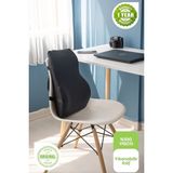 Viscomina Ortopedik Bel Yastığı %100 Visco Destek Minder Standart Ebat Renkli Yıkanabilir Dış Kılıf