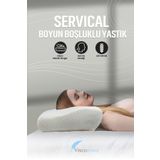 Viscomina Ortopedik Visco Boyun Destekli Yastık Visco , Boyun Boşluklu