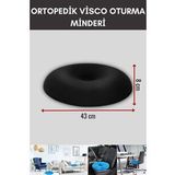 Viscomina Ortopedik Visko Oturma Simidi Oturma Minderi Sandalye Oto Minderi Ortopedik