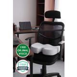 Viscomina Visco Cocix Oturma Minderi Ortopedik Ofis Minderi Visco Siyah/gri/bordo
