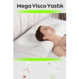 Viscomina Visco Ortopedik Yastık Boyun Fıtığı Boyun Ağrısı Destekli Lüks Yastık.