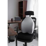 Viscomina Yeni Nesil Bel ve Sirt Destek Yastigi Visco Yastik - 50 x 40 cm - Gri