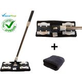 Viscomop Sihirli Teleskopik Mop - Mandallı Mop Seti Antrasit (Gri)