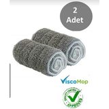 Viscomop Sprey Mop Yedek Bez 2'li Deerma ve Kiwi Markalarına Uyumlu Mop Bezi