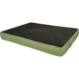 Viscopet Lüks Visko 10CM Blok Süngerli 100% Sıvı Geçirmez Alezli Fermuarlı Yıkanabilir Köpek Yatağı - XL - Kahve - Fıstık Yeşili